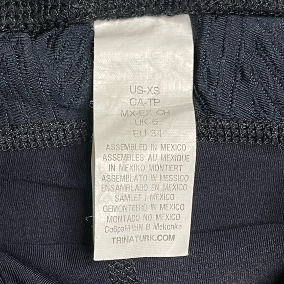 Trina Turk Womens Recreation Leggings Pants Black Yoga Waistband Pull On XS - Picture 4 of 8